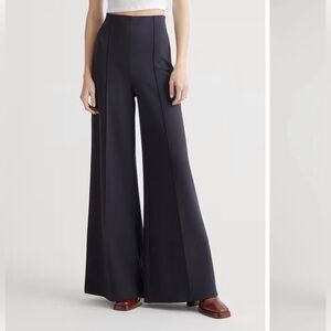 QUINCE blue super wide leg pants size M